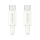 Kabel USAMS Kabel U90 60W USB-C do USB-C biały